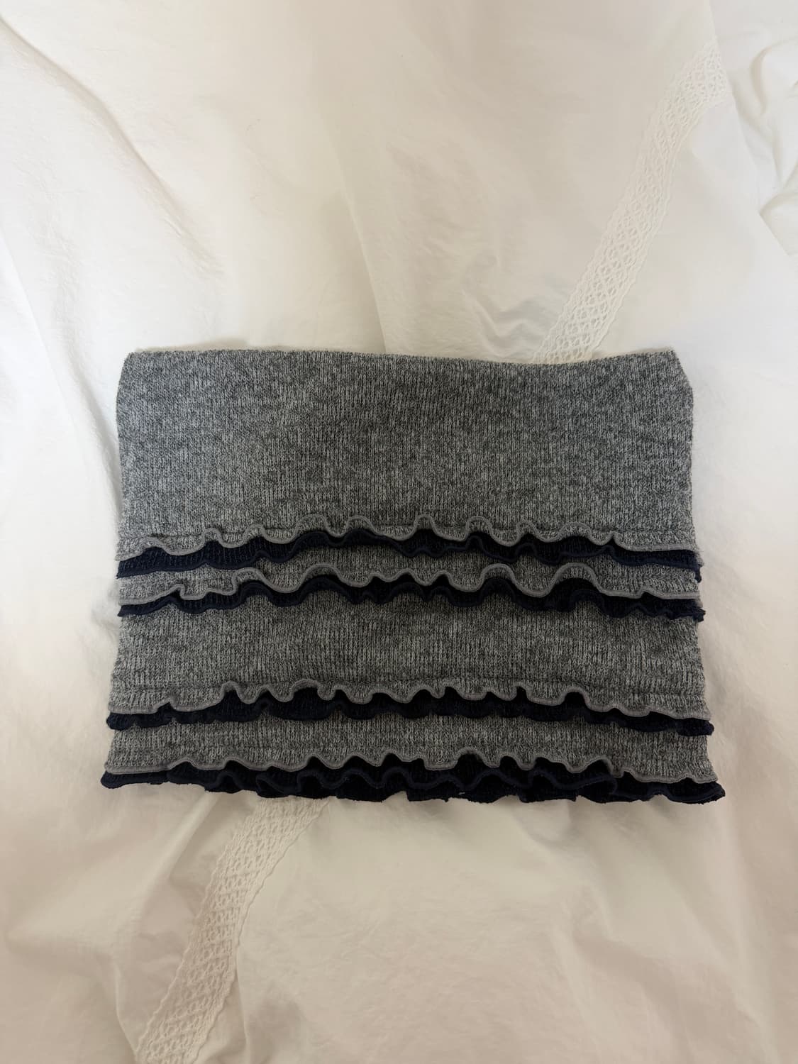 RAW EDGE CAT BEANIE MELANGE GREY 상품이미지3