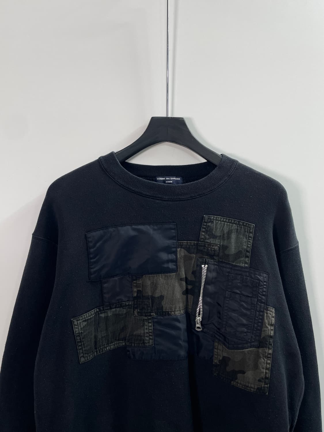 꼼데가르송 옴므 패치워크 맨투맨 (on.278) 상품이미지2