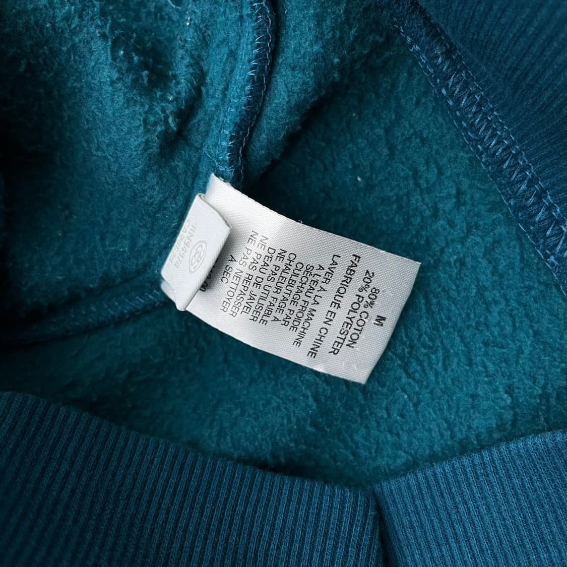 스투시 센터로고 코발트블루 반집업 M 상품이미지5