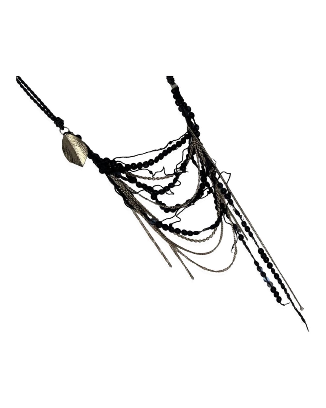 VTG BLACK VEIL LAYERED NECKLACE 상품이미지2