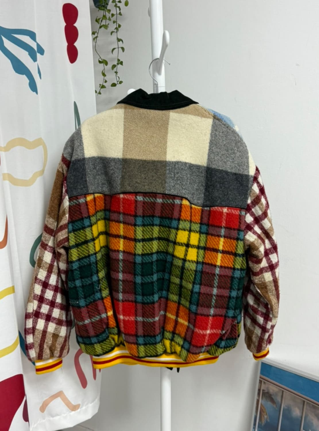 Usa remake check jumper 상품이미지6