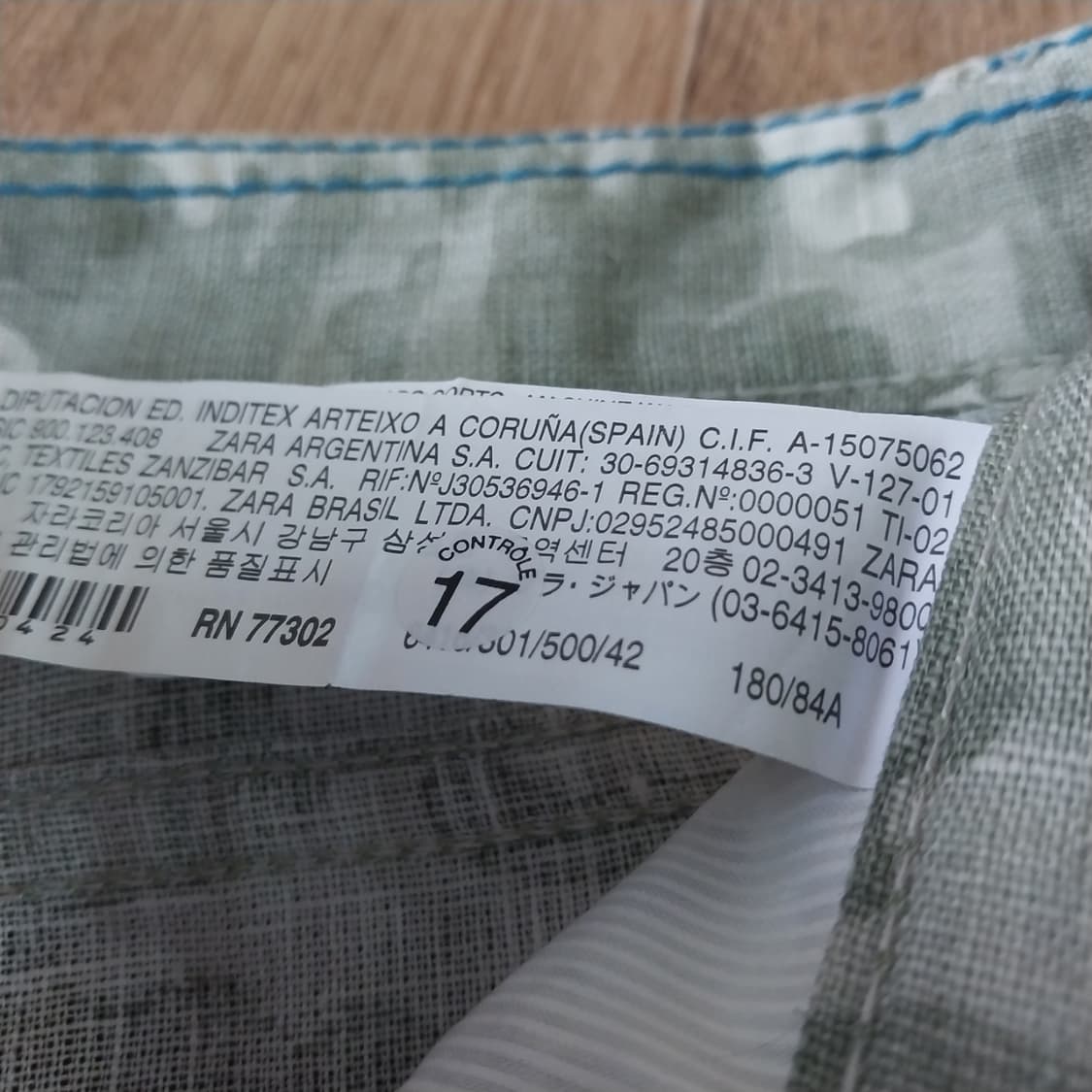 자라맨 새상품 마100프로 남성33 인치 상품이미지6