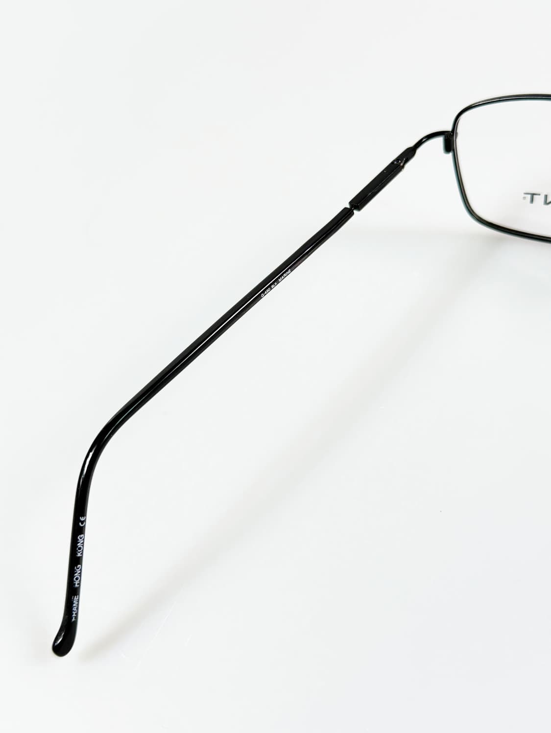 90s GANT 블랙 슬림 스퀘어 메탈 프레임 빈티지 안경 상품이미지7