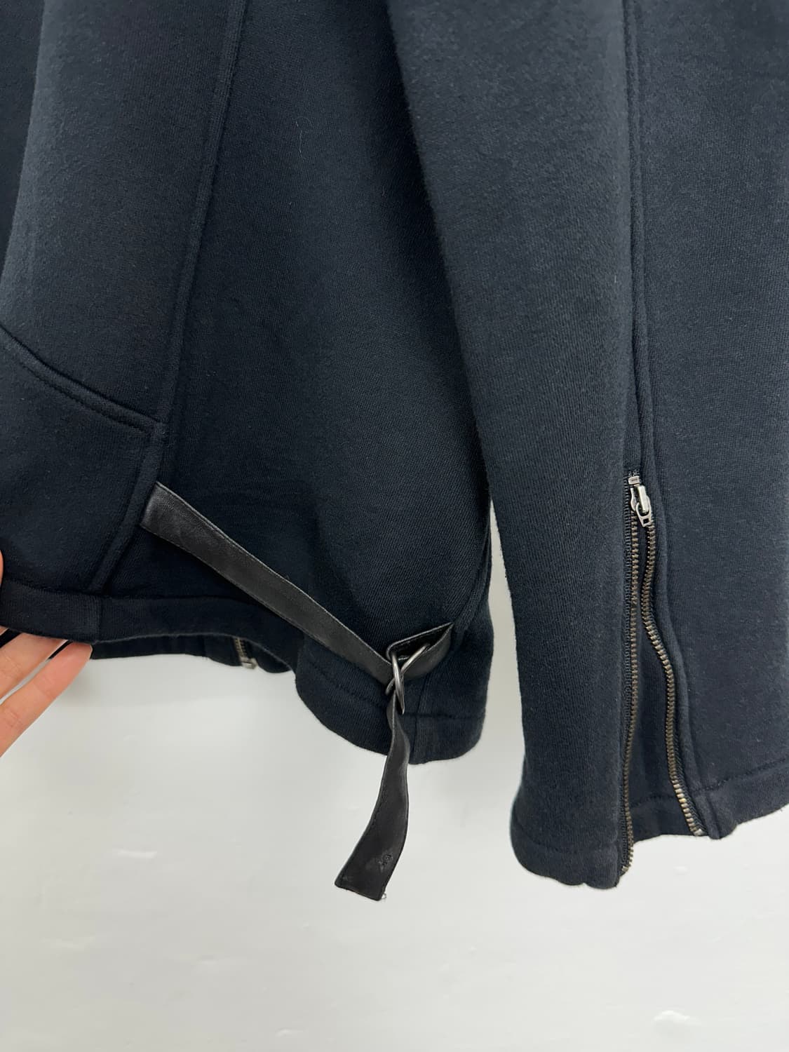 Pazzo Denim Store Flag Leather Strap Zip 상품이미지8