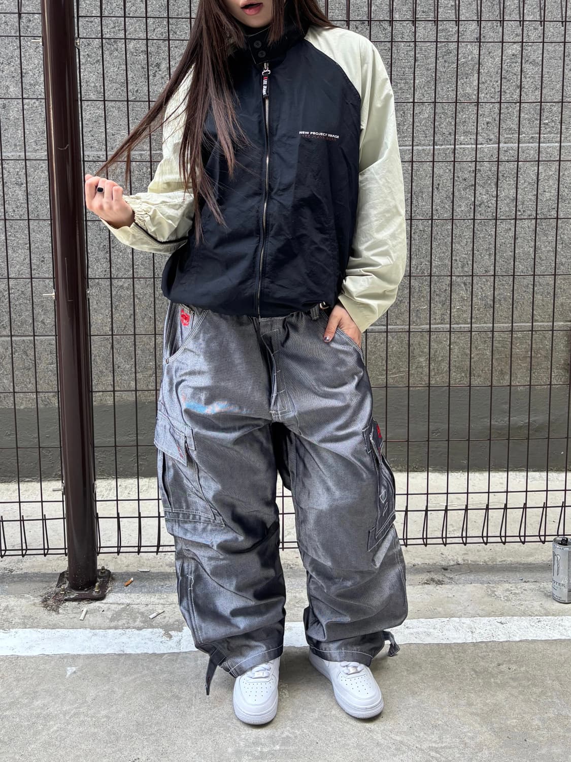 USA리 배색 바람막이 상품이미지4