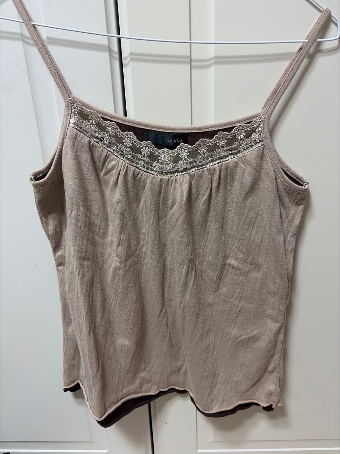 레이스 나시탑 레이어드 빈티지 슬리브리스 상품이미지1