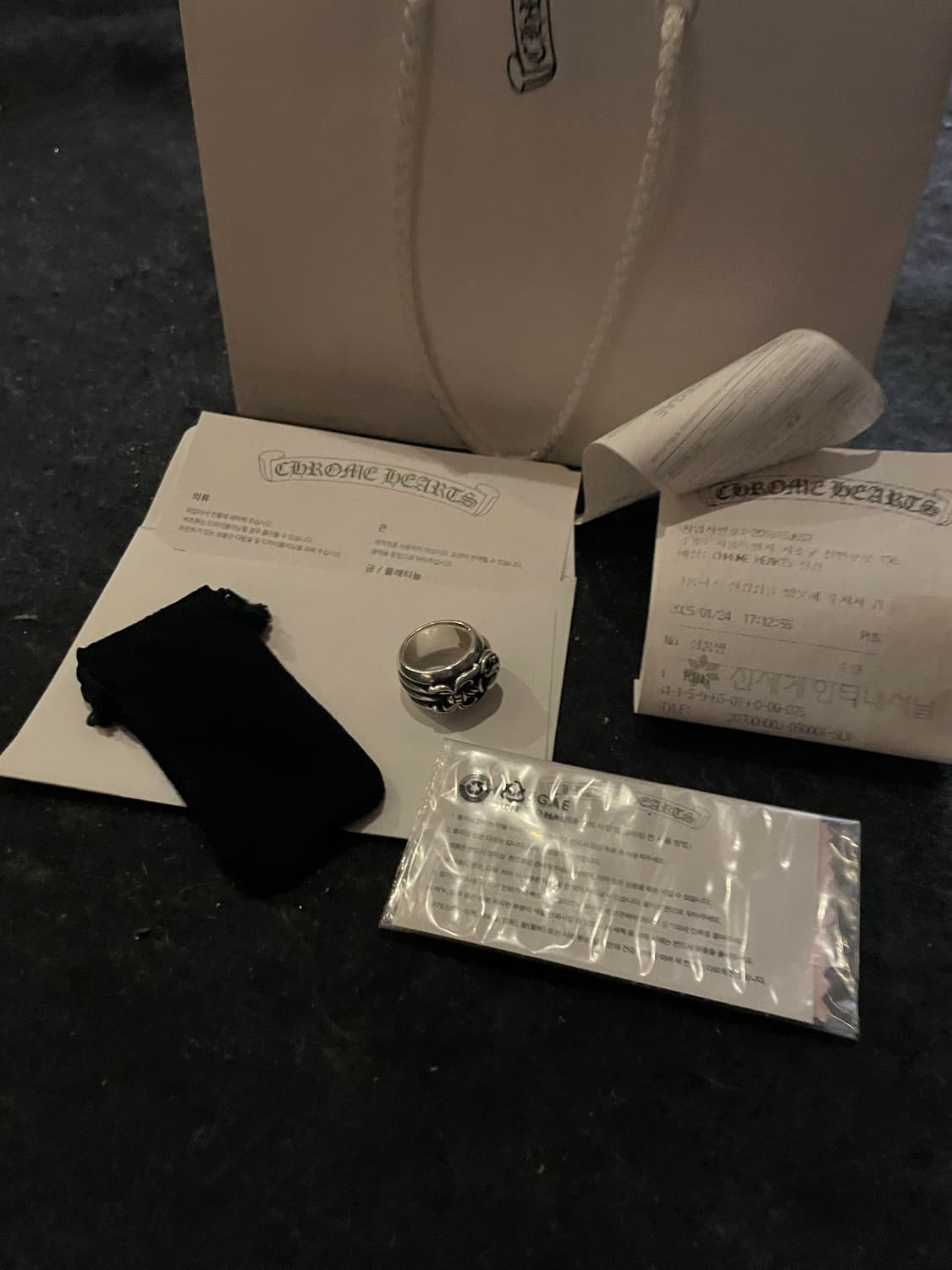 크롬하츠 하트 대거링 us7.5 (15~16호) 사이즈 상품이미지4