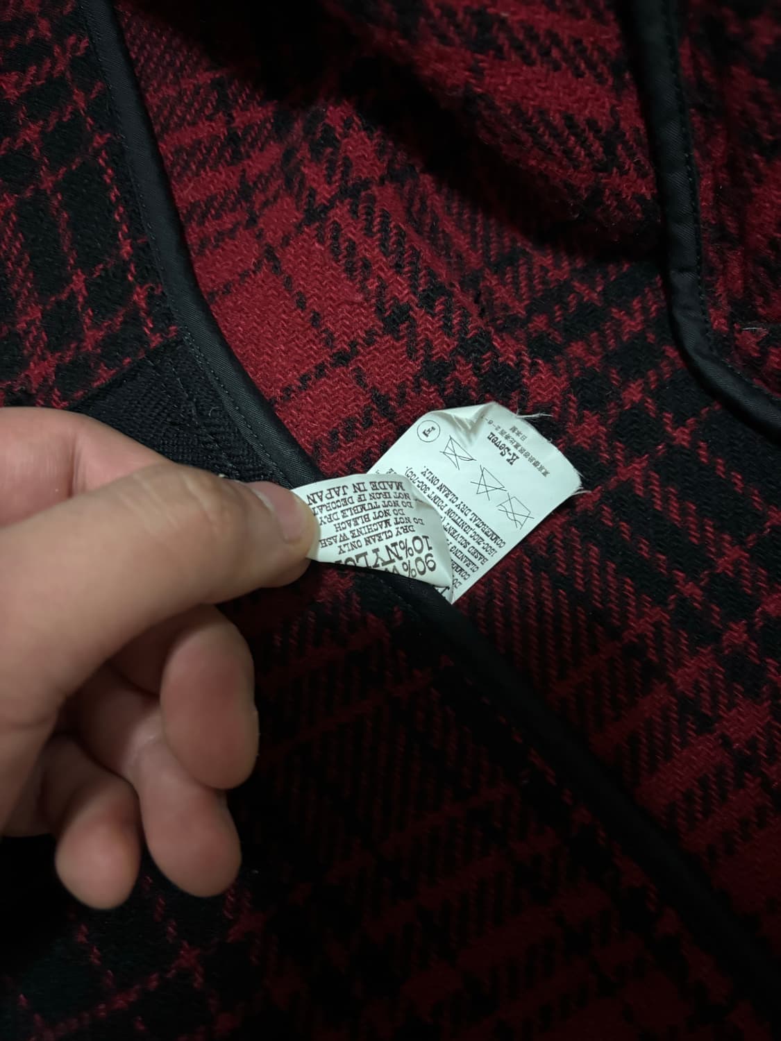 텐더로인 울 플레이드 자켓 42 상품이미지3