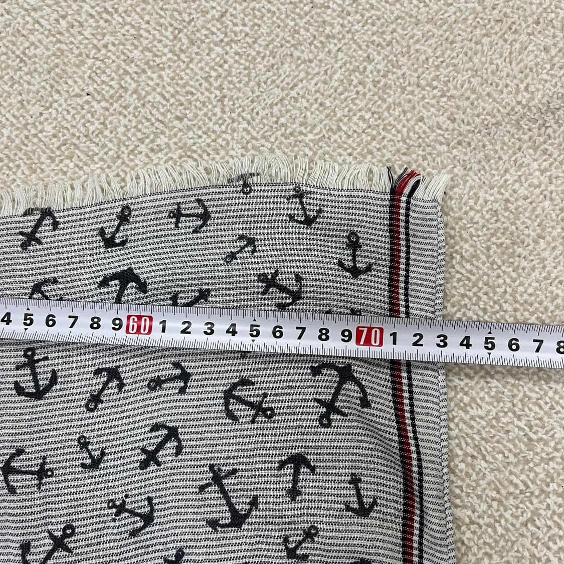 [ONE] 타미힐피거 앵커패턴 스카프 목도리 머플러 0107M1 상품이미지8