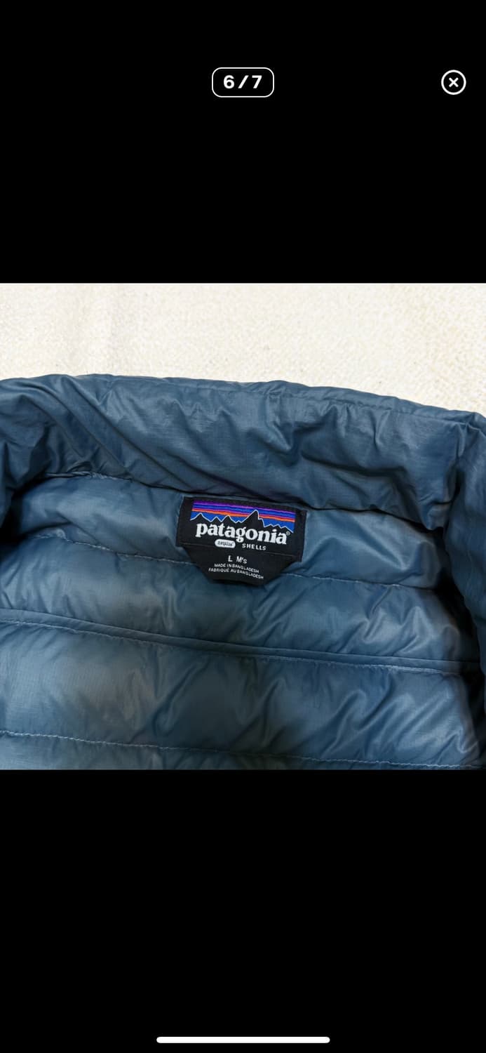 파타고니아 다운스웨터 논후디 누보그린 23fw 알프 피츠로이 빈티지 상품이미지6