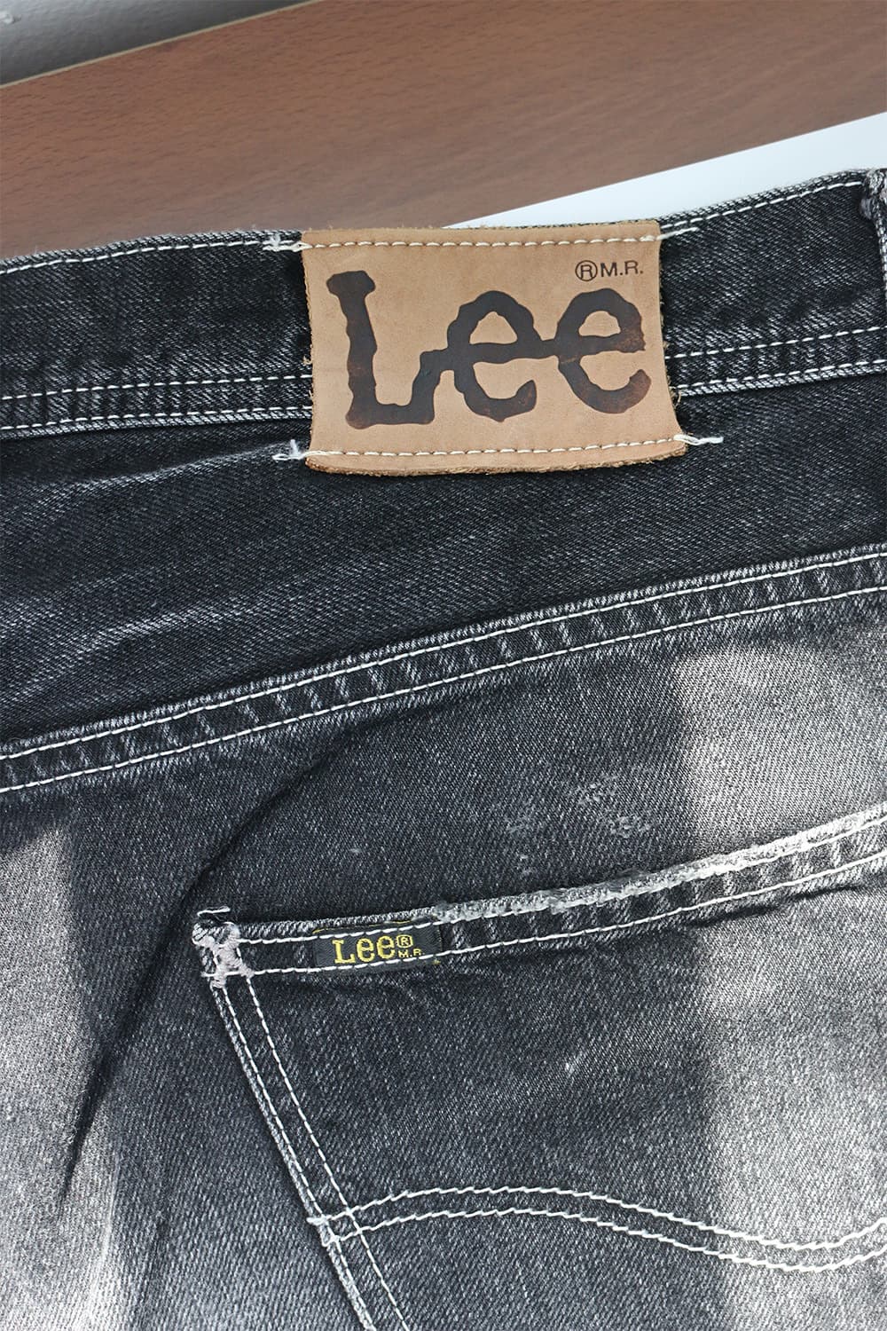 Lee 블랙 부츠컷 데님 팬츠  상품이미지8