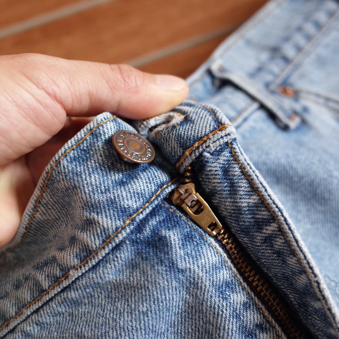 90’s Levi’s 550 orange tab denim pants 상품이미지6