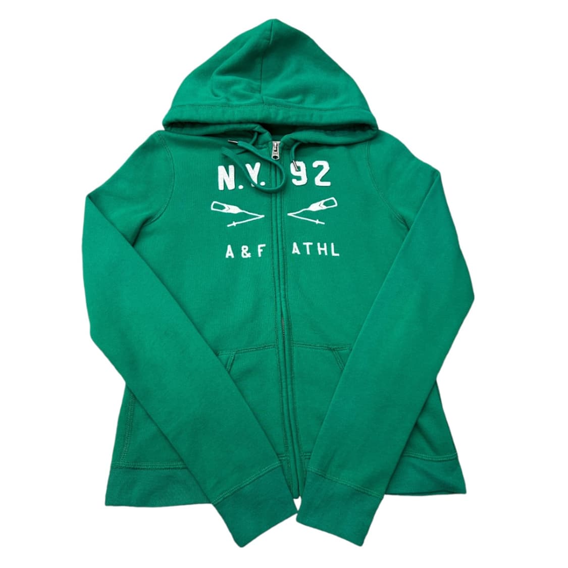 아베크롬비 로고 그린 후드집업 s 상품이미지1