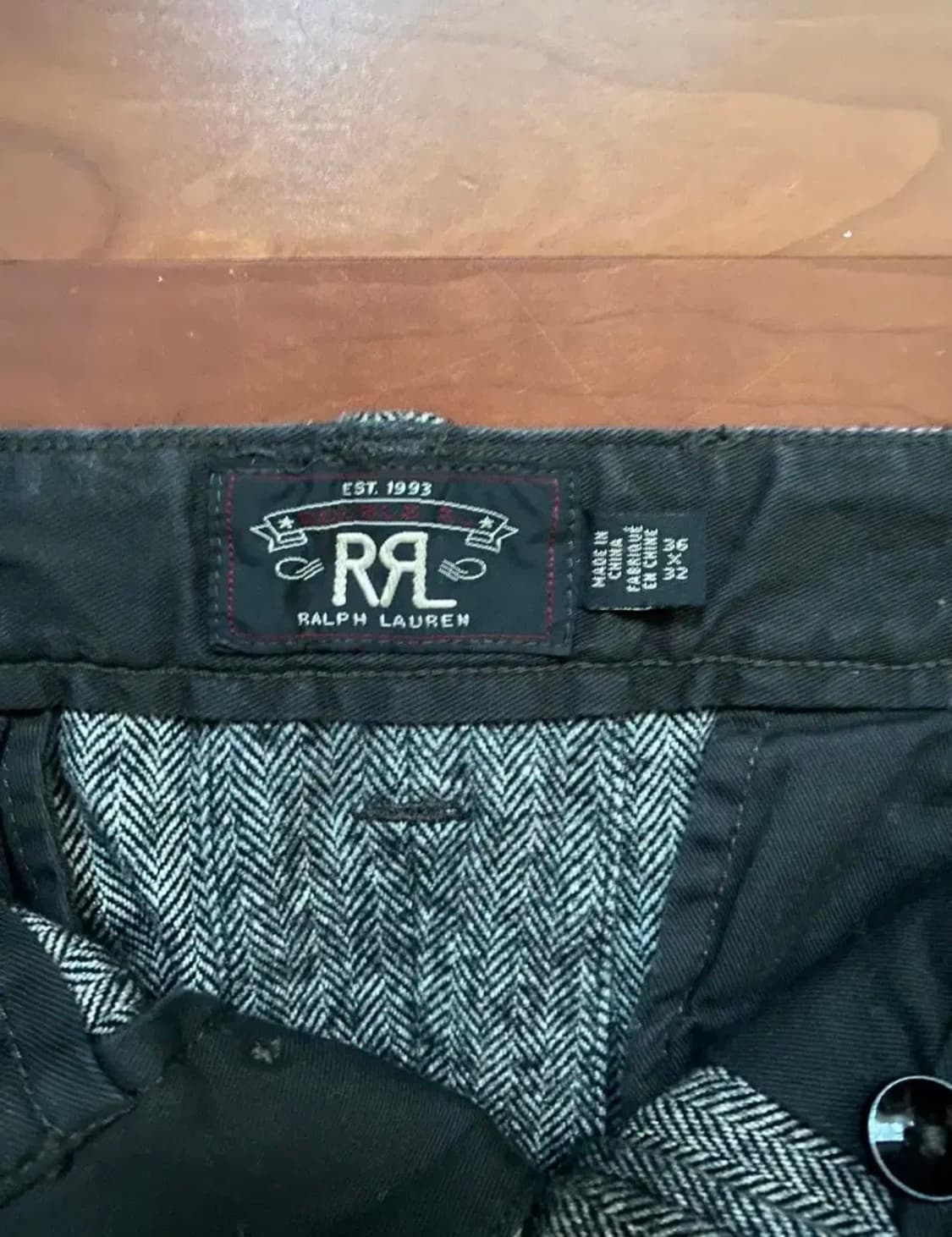 RRL 더블알엘 pleated herringbone pants 상품이미지3