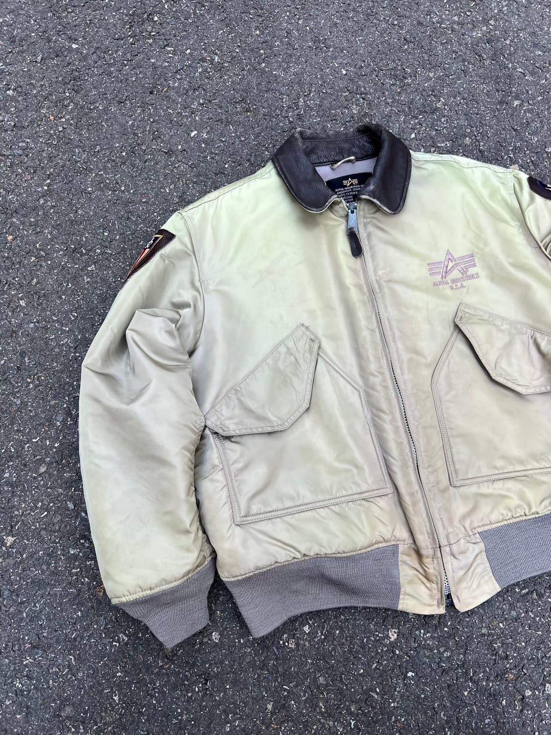 00s ALPHA INDUSTRIES CWU 45/P 알파플라이트봄버 상품이미지4