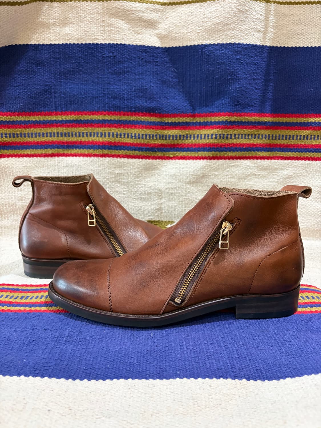 마스터크래프트 제팬 사이드지퍼 레더 부츠 상품이미지4