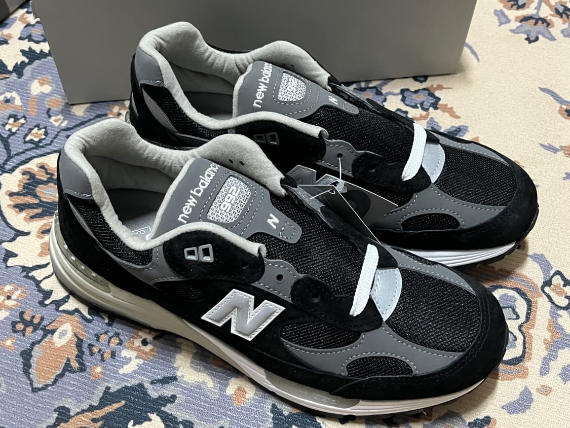 뉴발란스 992 블랙 그레이 / 블그 270 새상품 상품이미지7