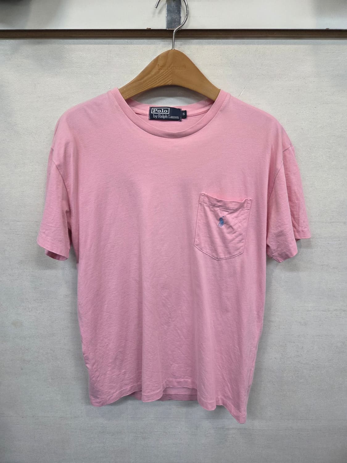 폴로랄프로렌 구형 빈티지 포켓반팔 s 핑크 상품이미지1