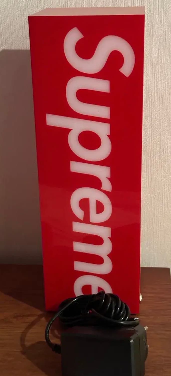 슈프림 박스로고 램프 레드  상품이미지2