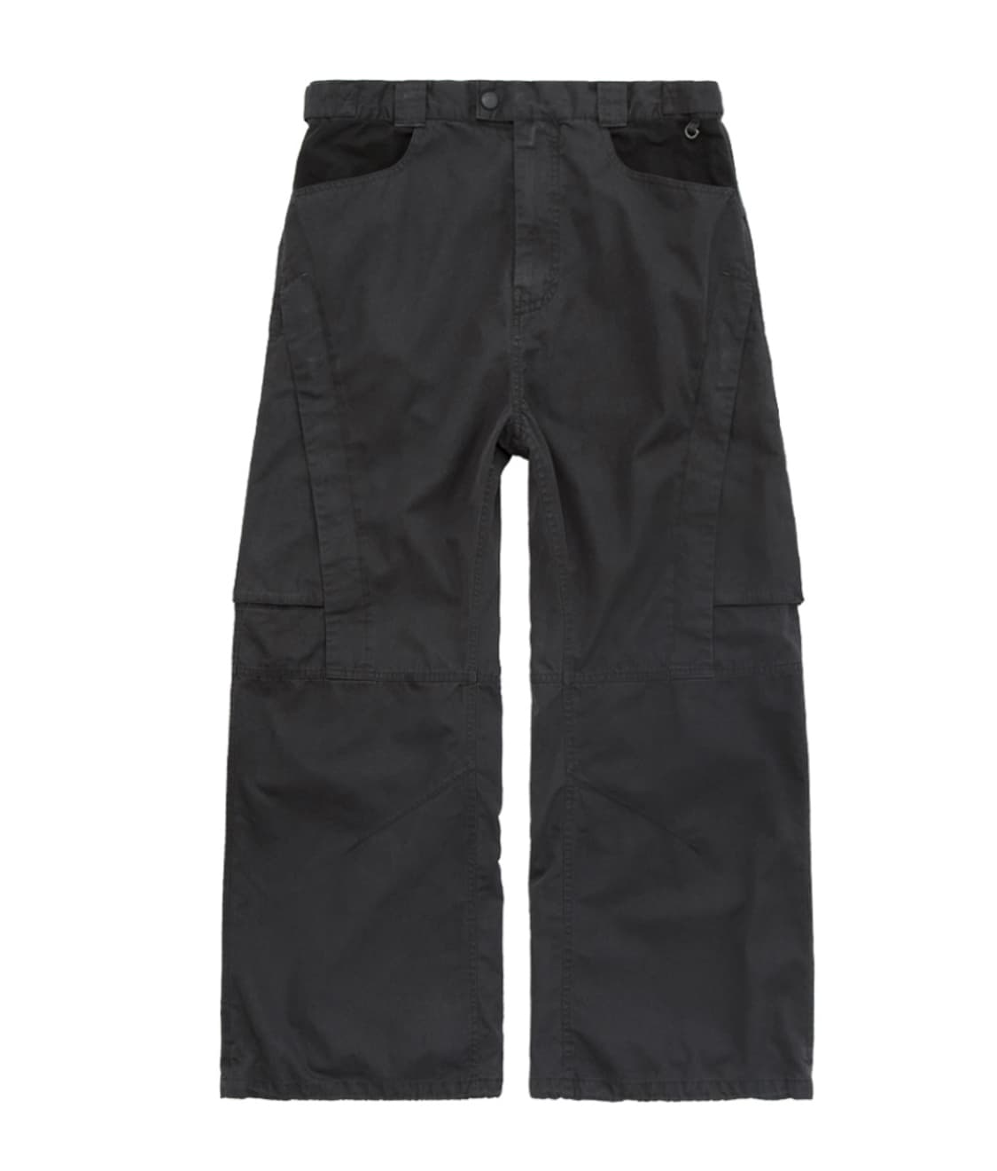 [2]폴리테루 보더 팬츠 다크 네이비 상품이미지1