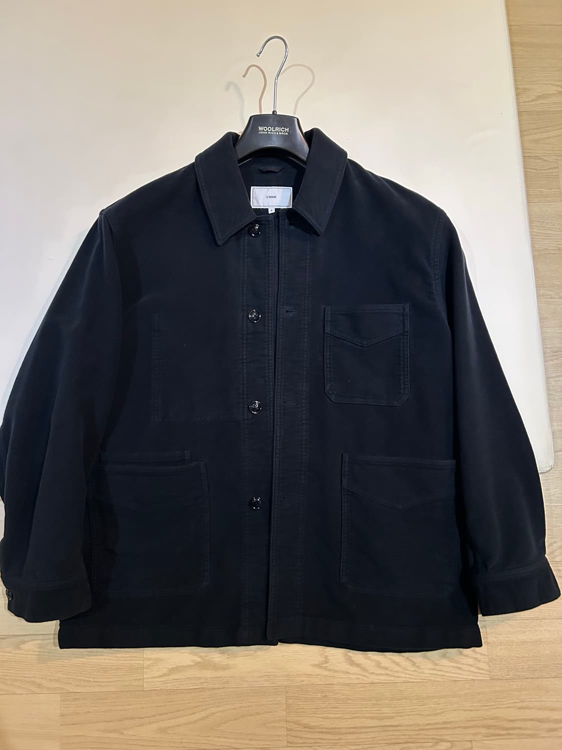 리슈 theo 몰스킨 워크자켓 다크네이비 2 상품이미지2