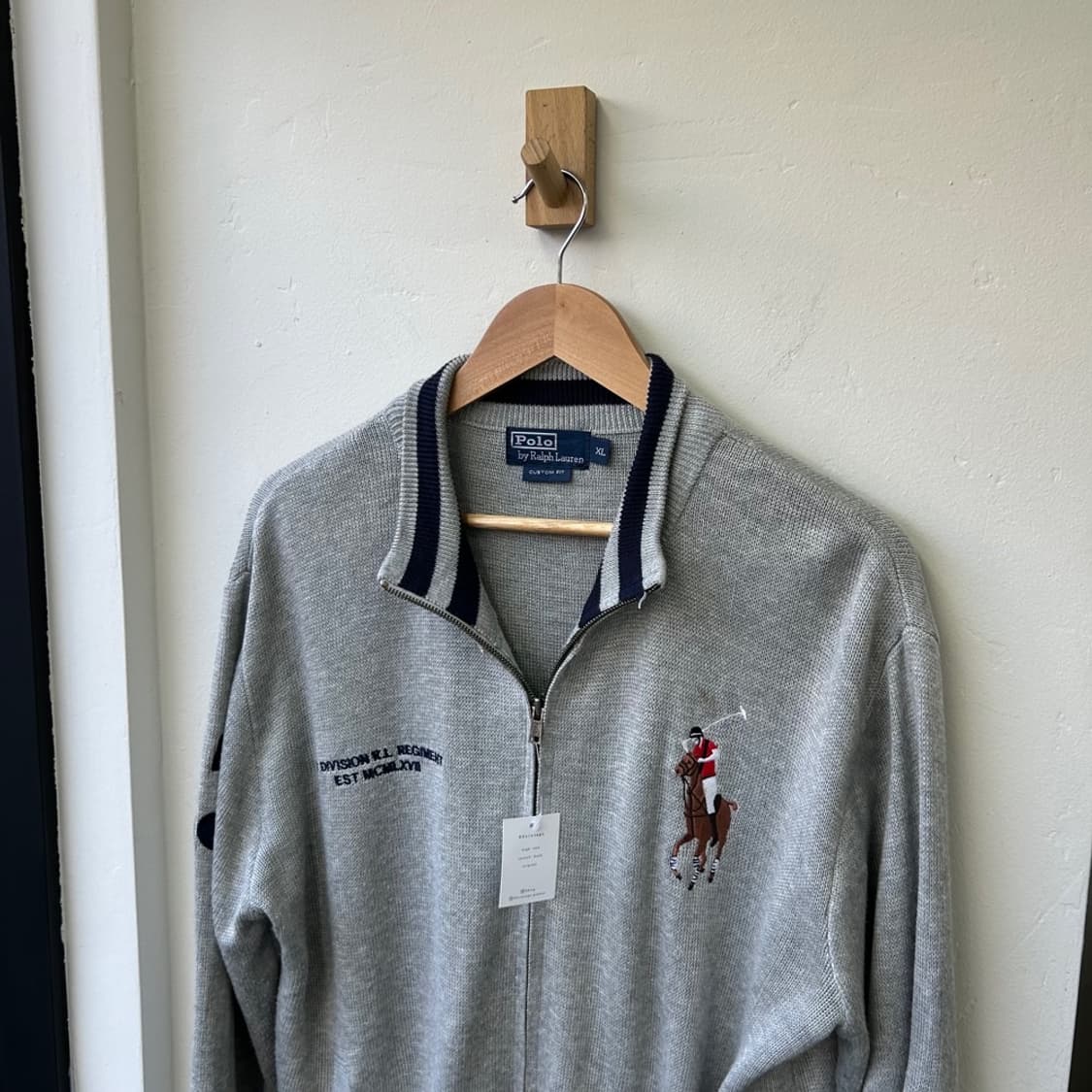 15570 - 폴로 랄프로렌 빅로고 니트 집업 상품이미지1
