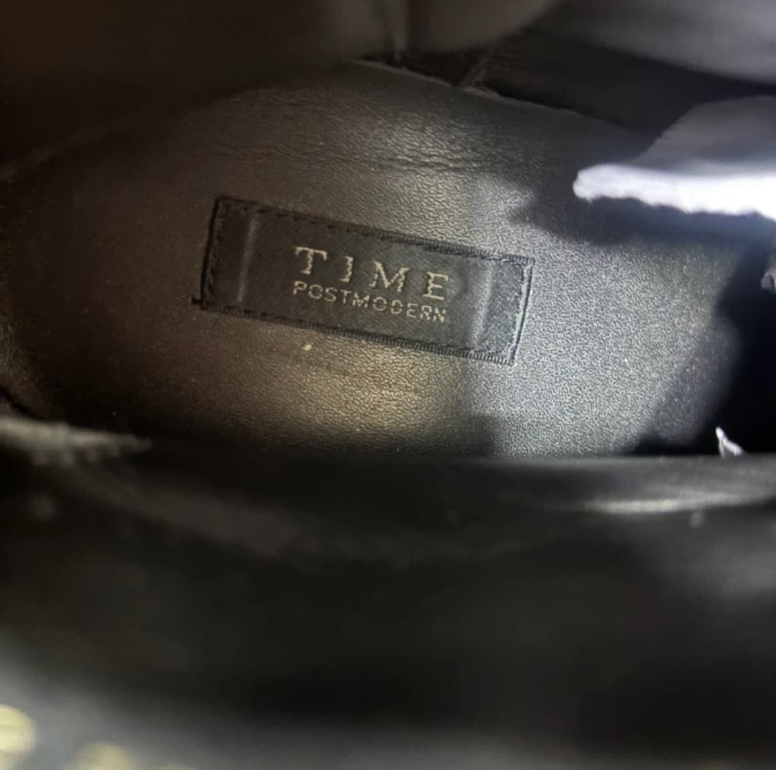 TIME POSTMODERN 블랙 앵클 부츠 상품이미지8