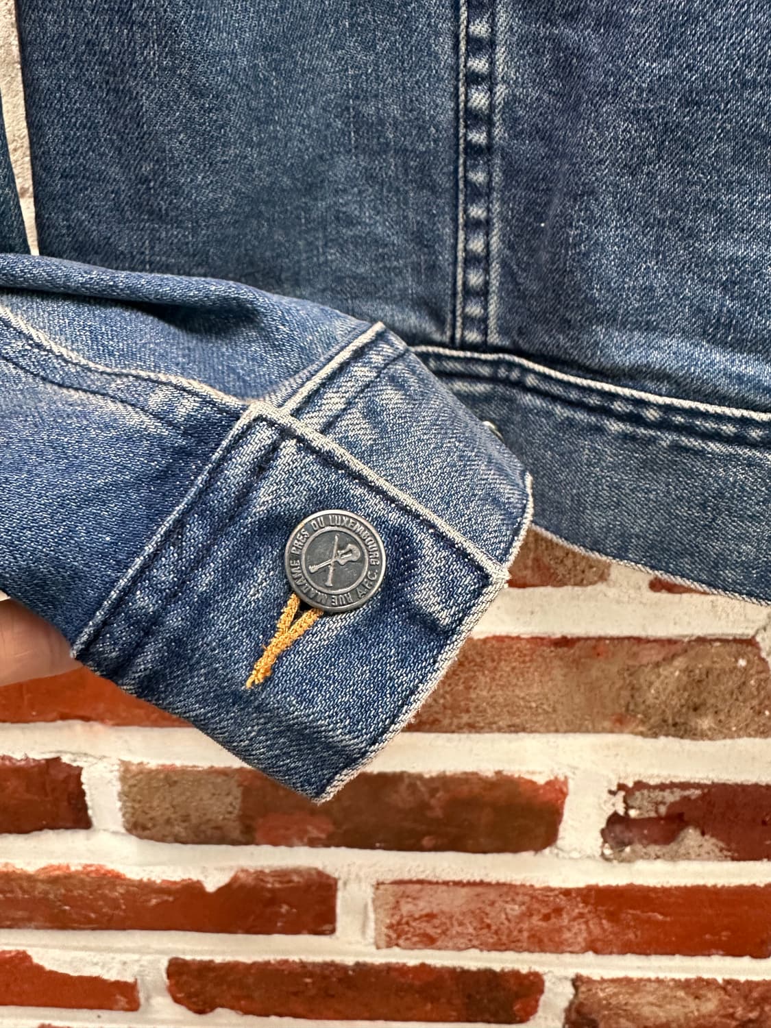 (XS)아페쎄 워시드 데님 자켓 상품이미지6