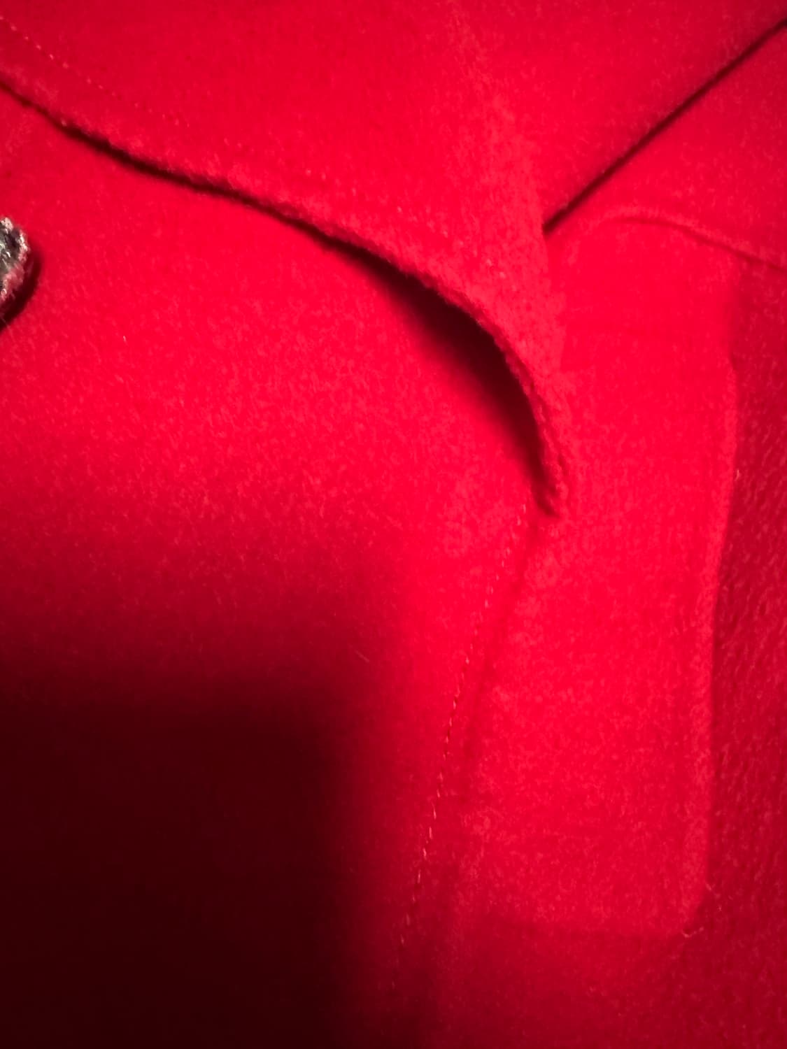 여성 한섬 SJSJ 핸드메이드 보석 단추 앙고라 울 코트 레드 55 상품이미지6