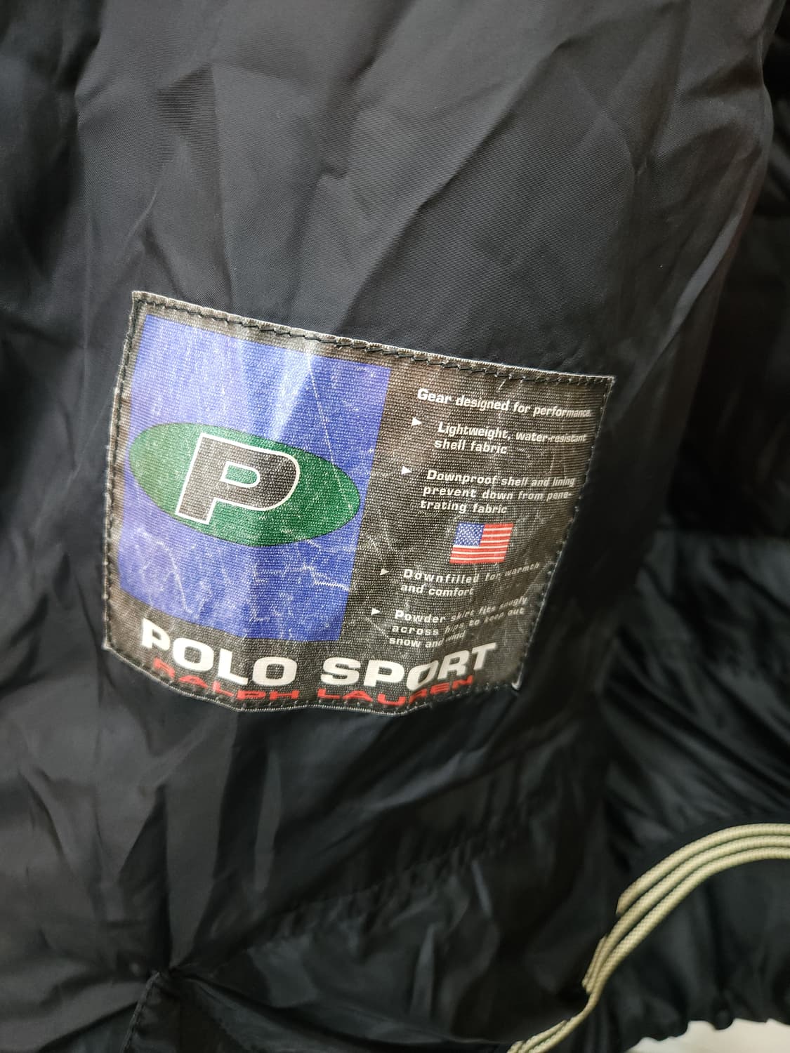 폴로스포츠 90s 성조기자수 오리털 패딩점퍼 빅사이즈

 상품이미지7