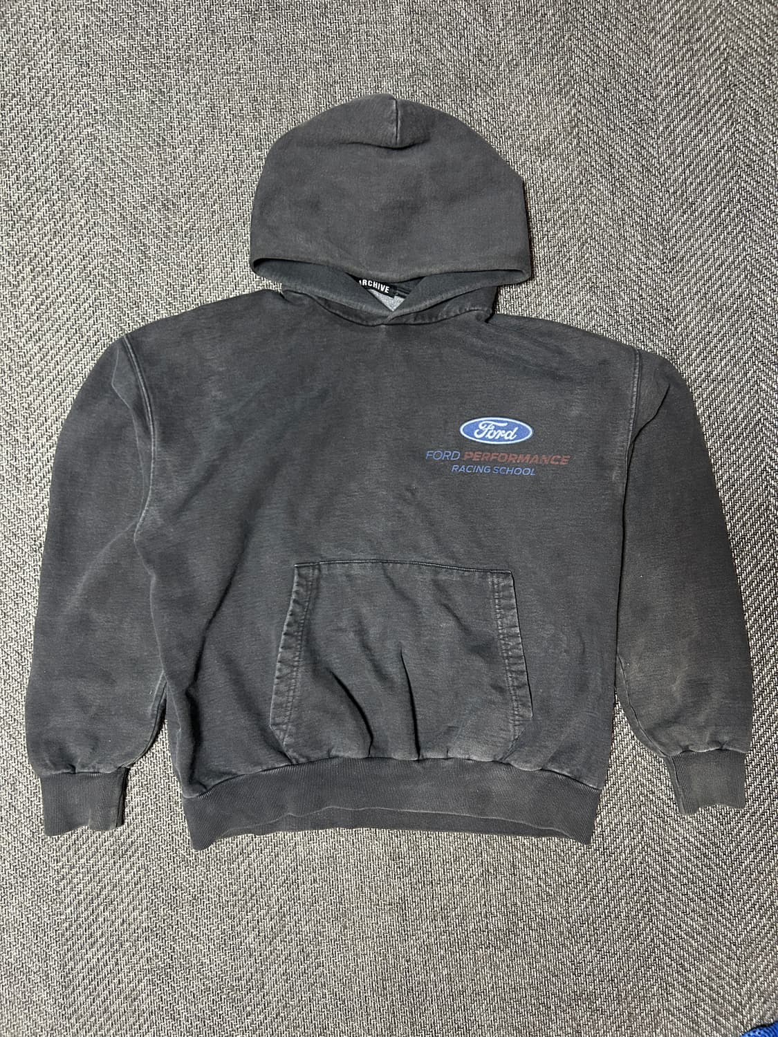 빈티지 Ford 크롭 후드 상품이미지1