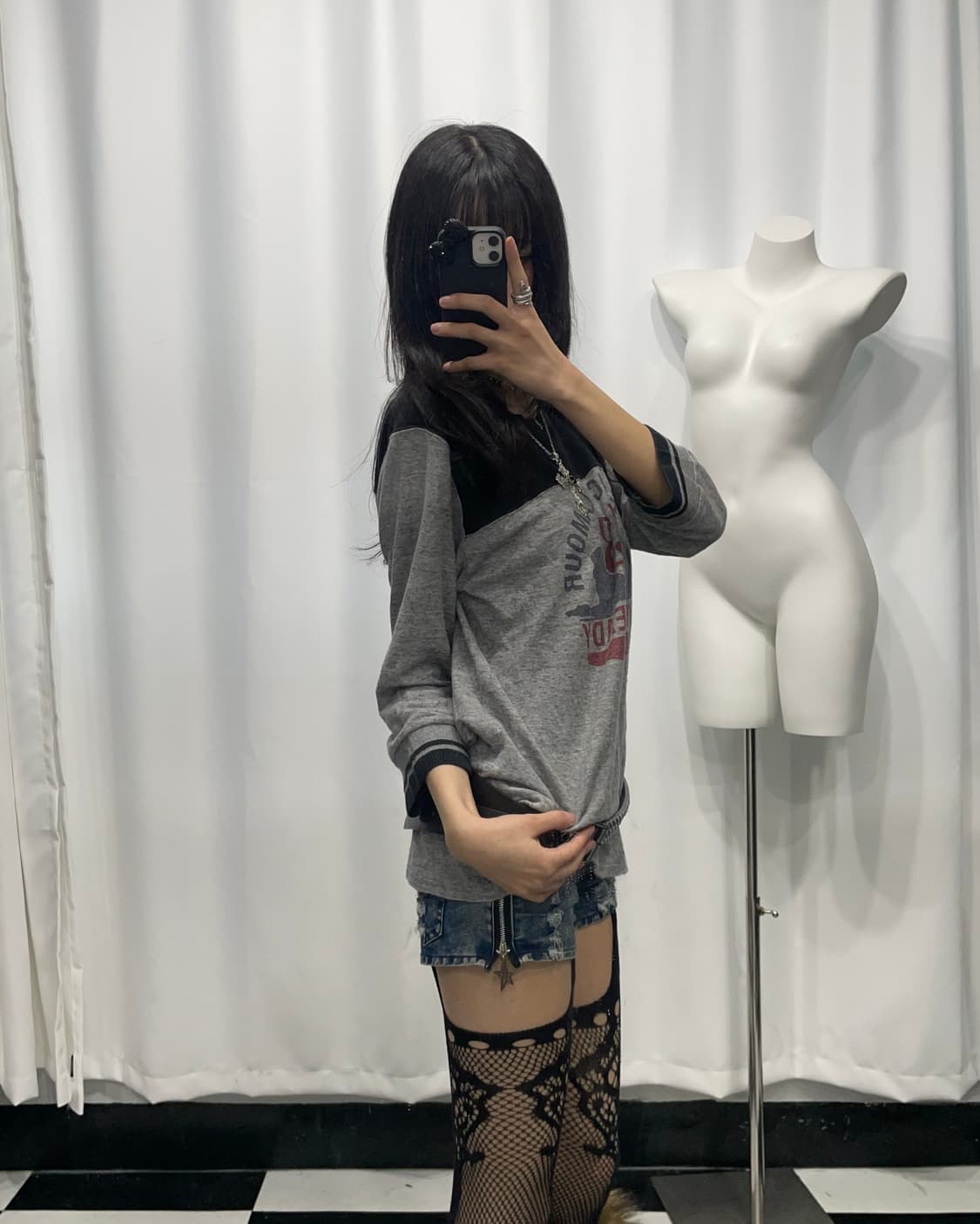 🎸Hysteric Glamour 그레이 롱슬리브🎸 상품이미지4