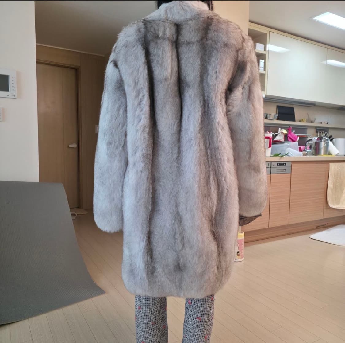 핀란드산 사가폭스 폭스퍼 롱코트 퍼코트 / 44 55 105 110  상품이미지2