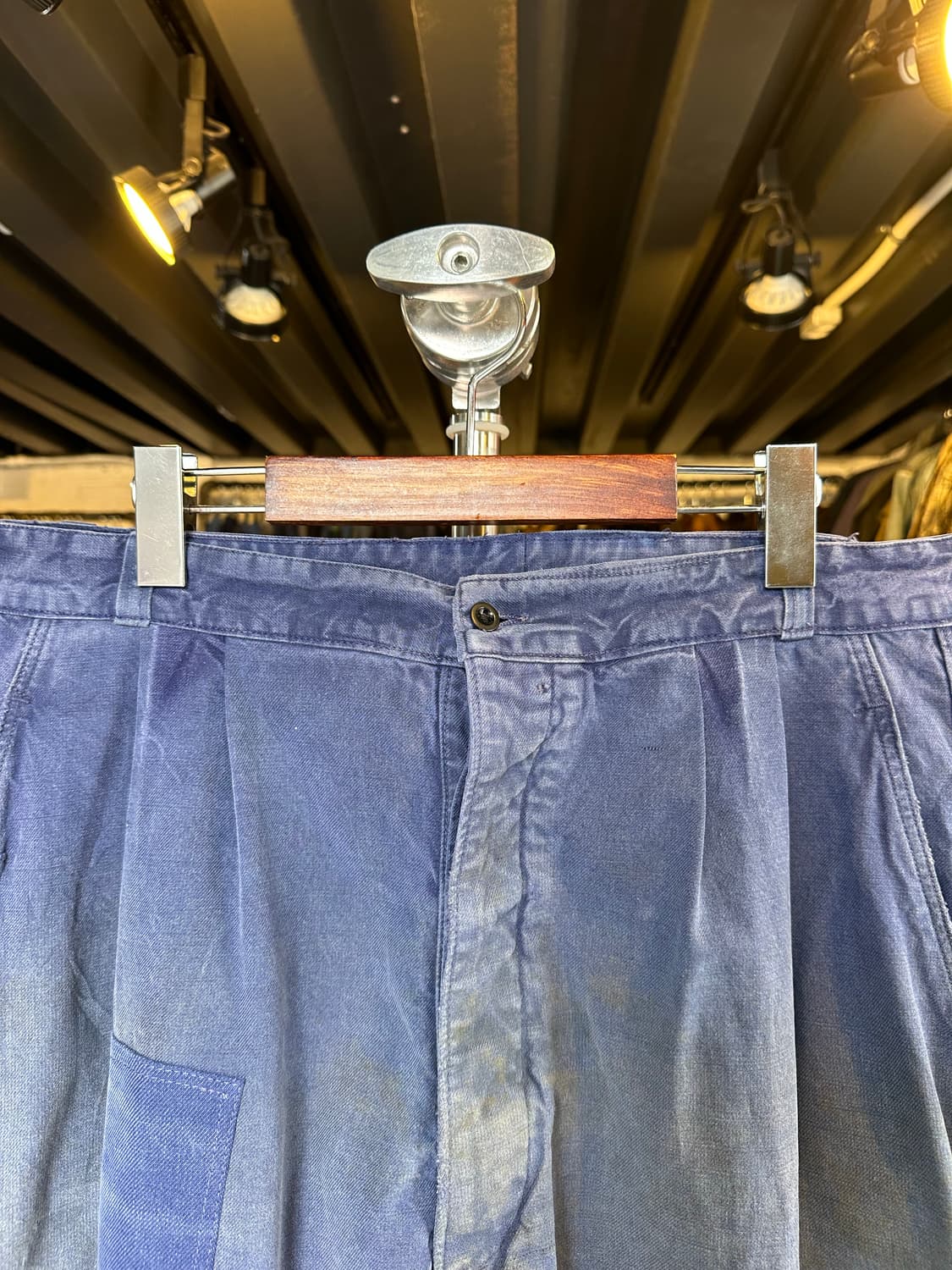 프렌치워크웨어 투턱 와이드 프렌치 워크팬츠 상품이미지3