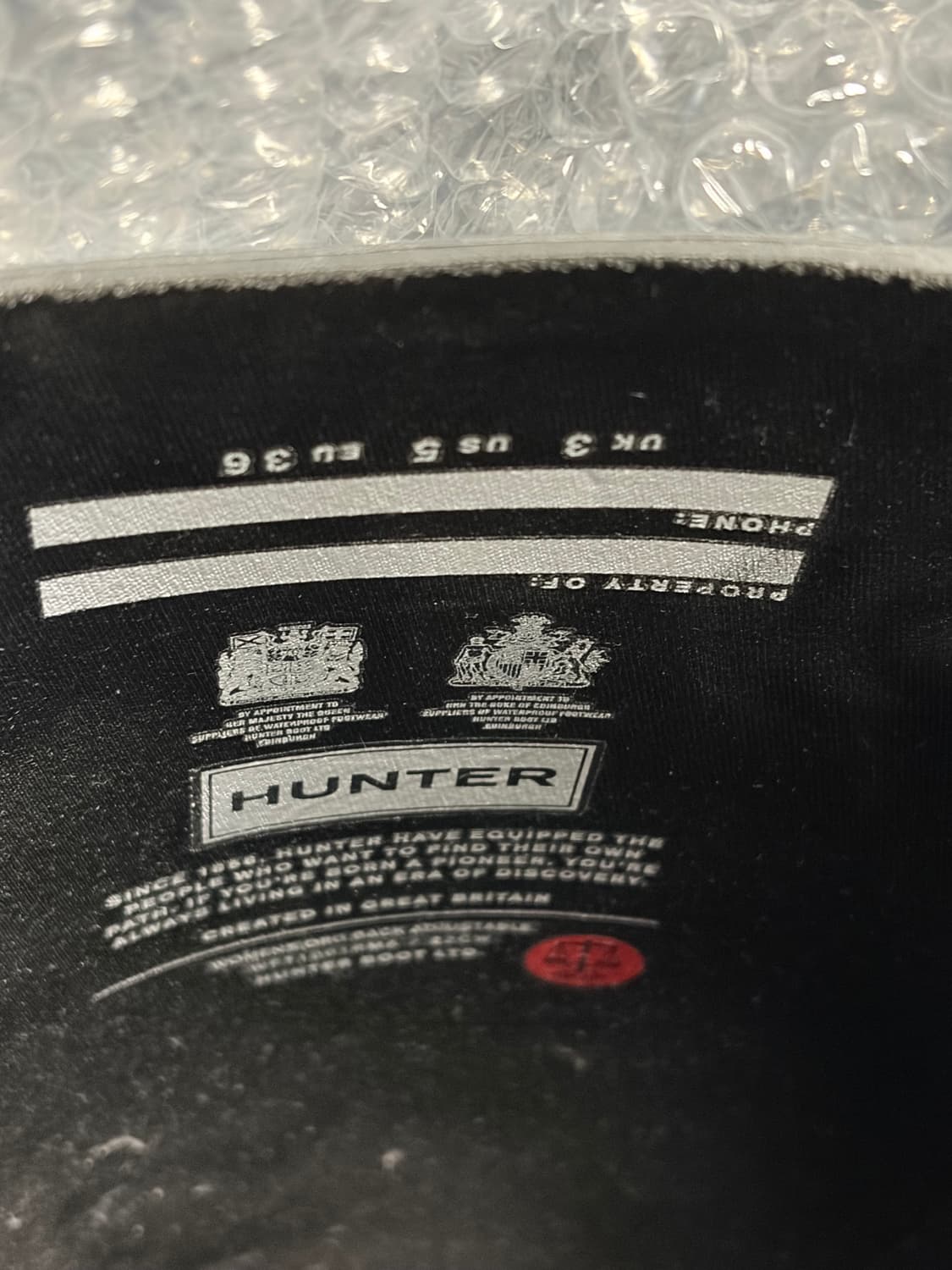 헌터 레인 롱부츠 상품이미지3