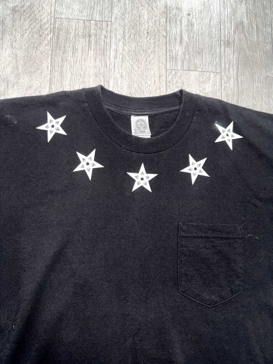 크롬하츠 스타 티셔츠 L 상품이미지2