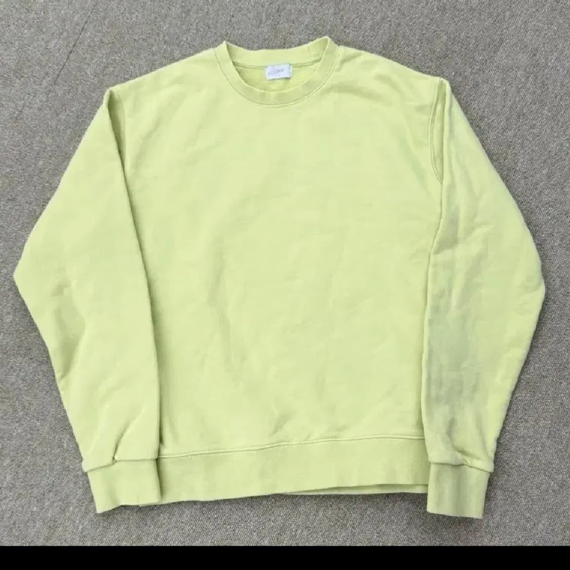 쿠어 coor 수피마 라임 스웨트셔츠 S 상품이미지1
