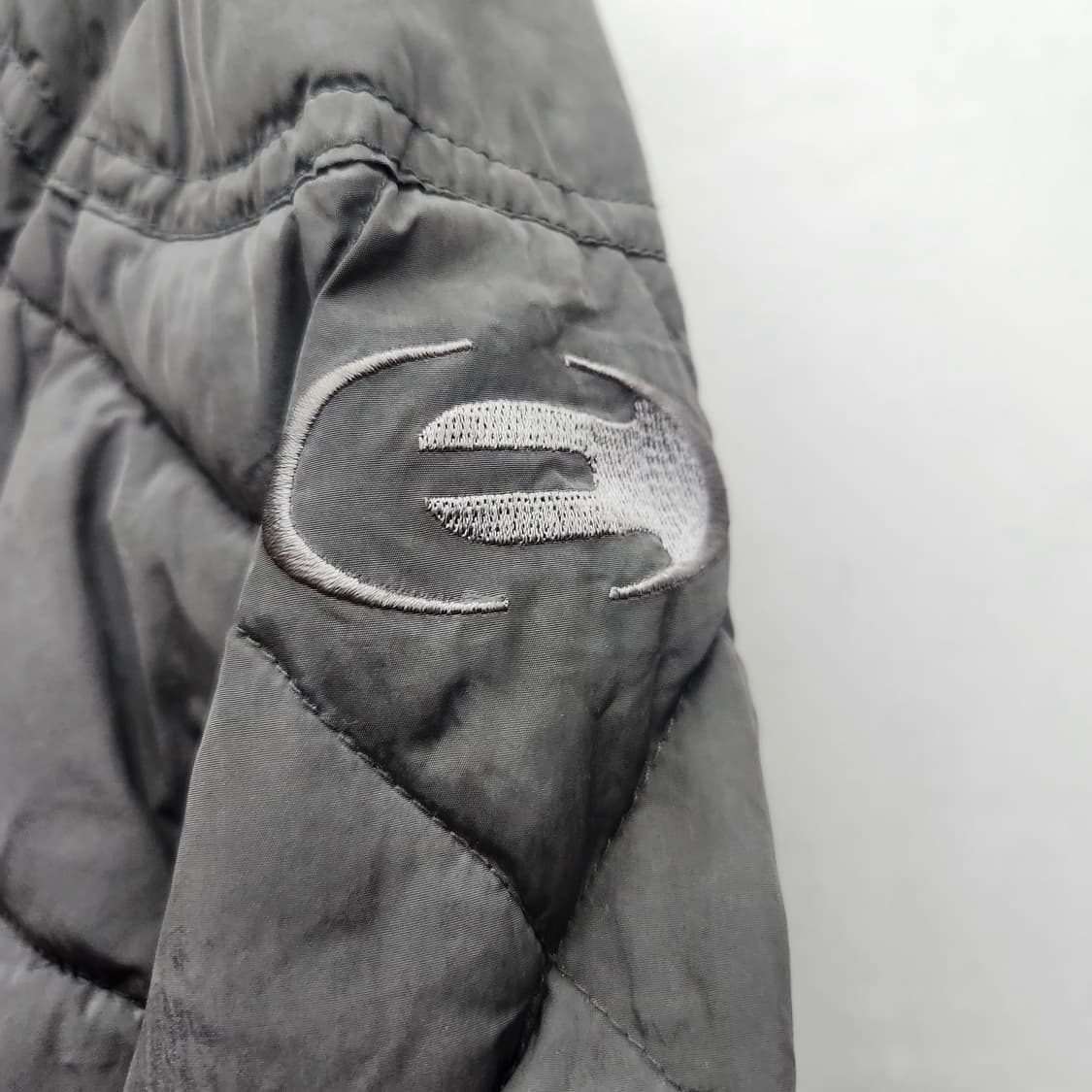 아이더 로고 와펜 원포켓 퀄팅 스트링 경량패딩 L(L) 상품이미지5