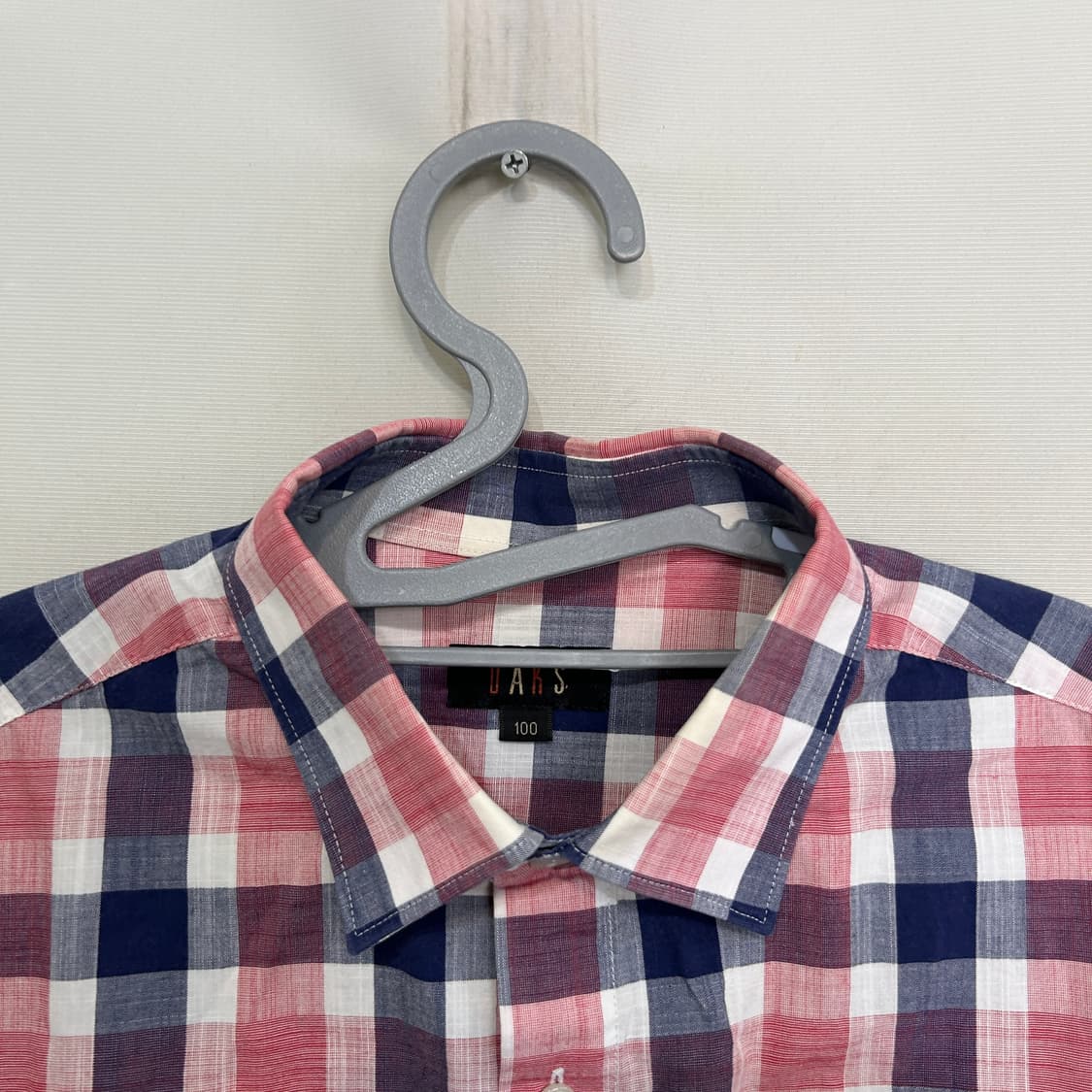 닥스 남성 체크 셔츠 남방 100 상품이미지2