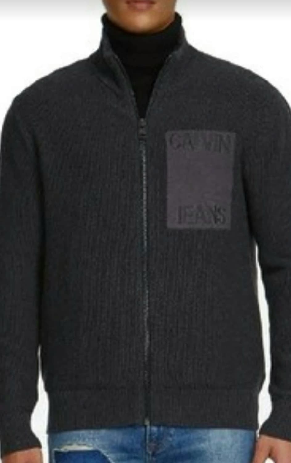 캘빈클라인진  니트집업자켓 상품이미지3