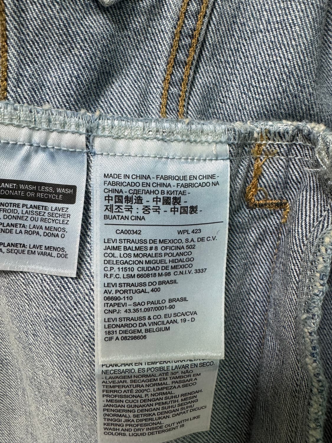 리바이스 데님 트러커 자켓 중청 M 상품이미지4