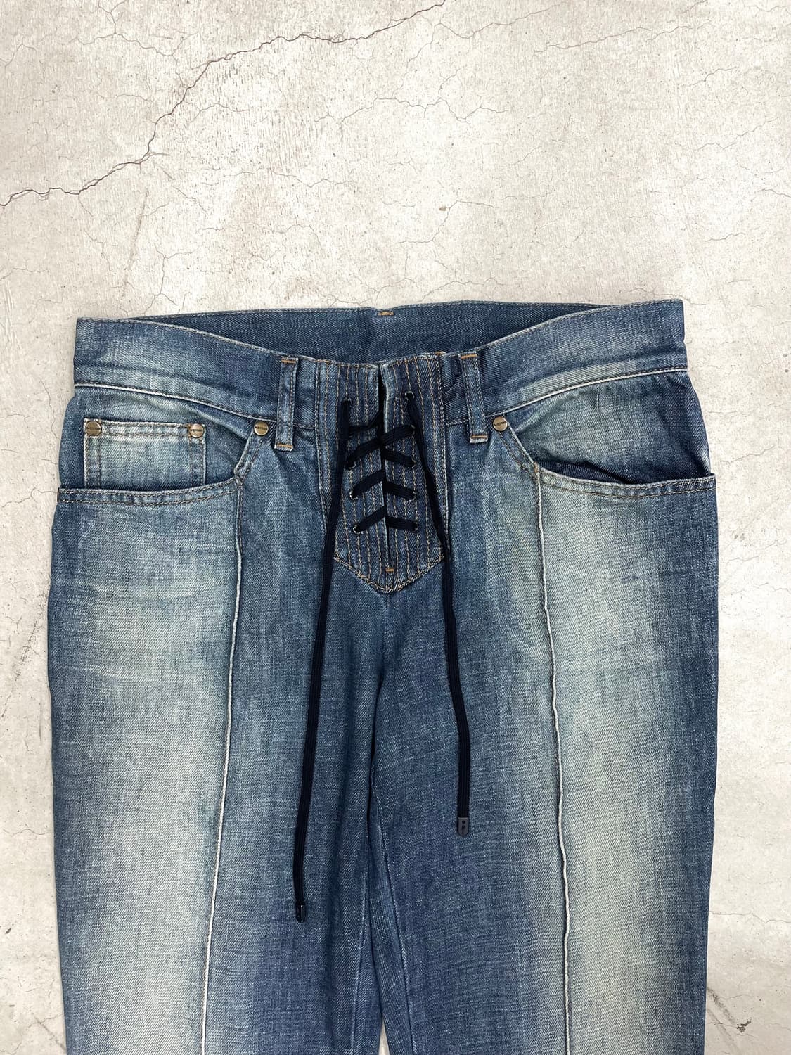 Alexander Mcqueen SS05 laced up flare 상품이미지3