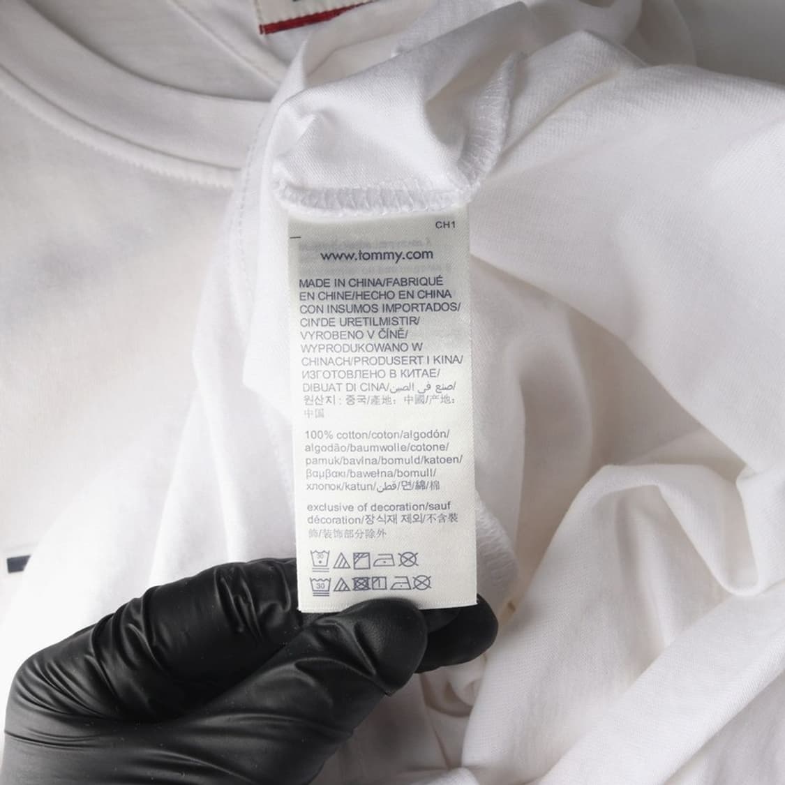 타미진스 센터 박스 로고 화이트 반팔 티셔츠 XL 상품이미지6