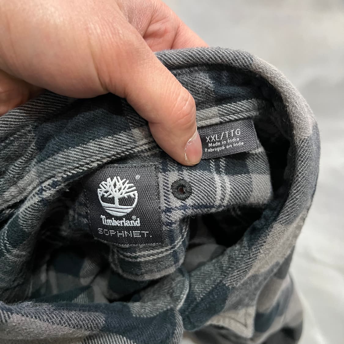 팀버랜드 x 소프넷 레터링 체크 셔츠 y15659 상품이미지6