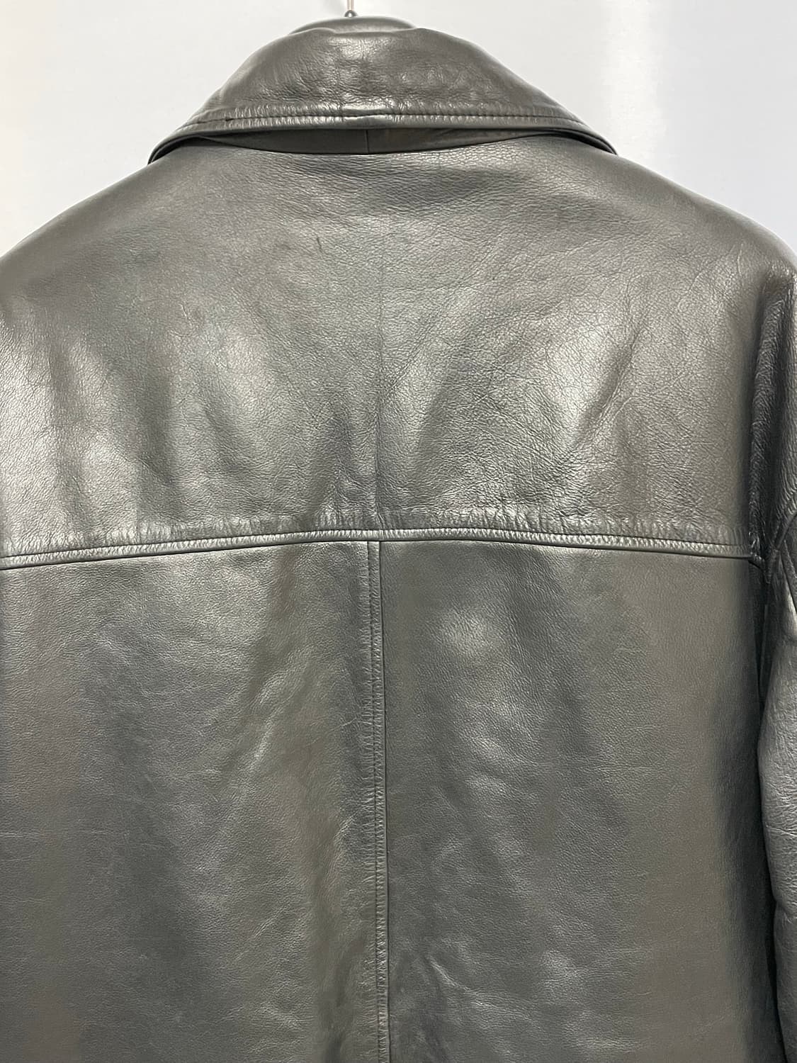 [D.O Archives] 90s 올드갭 레더 카코트 블랙(L) 상품이미지7