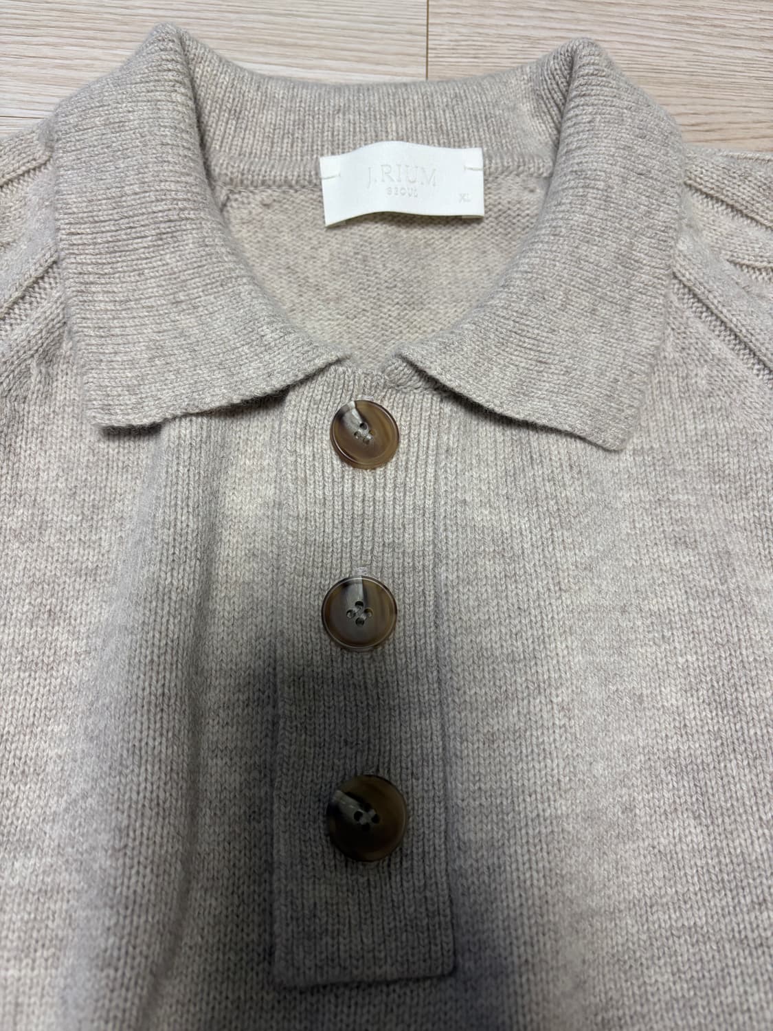 제이리움 메리노울 래글런 니트 (XL)(실착 1회) 상품이미지2