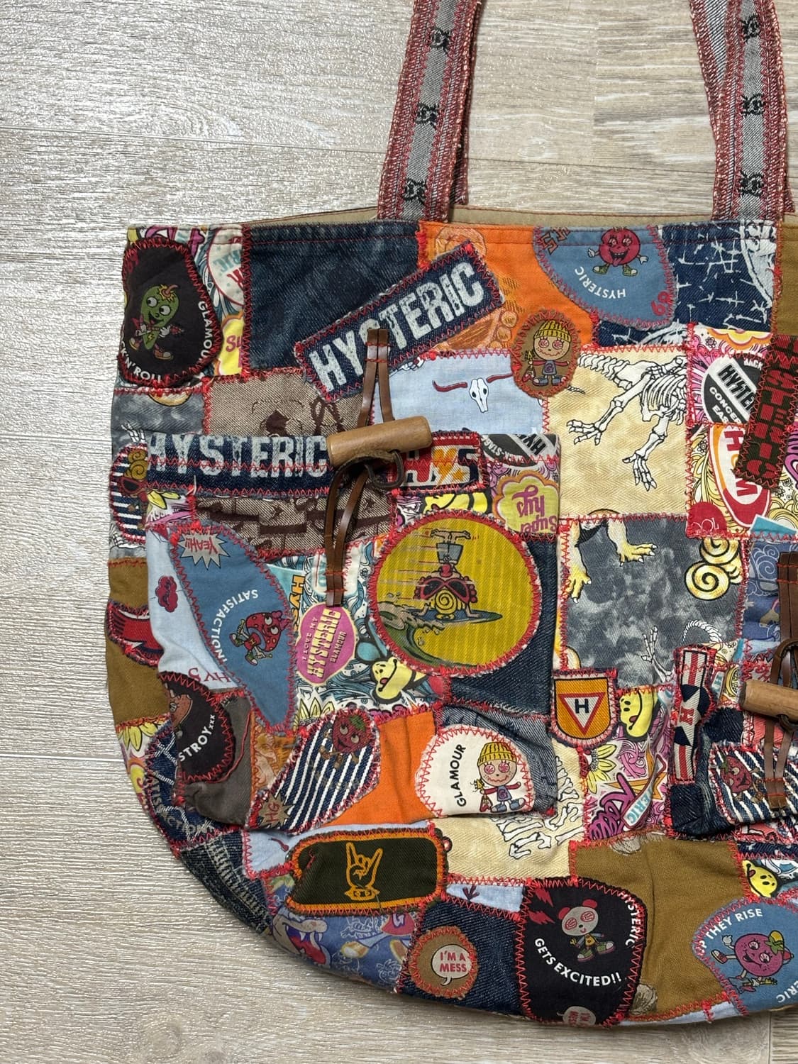 Hysteric Glamour patchwork shoulder bag 상품이미지3