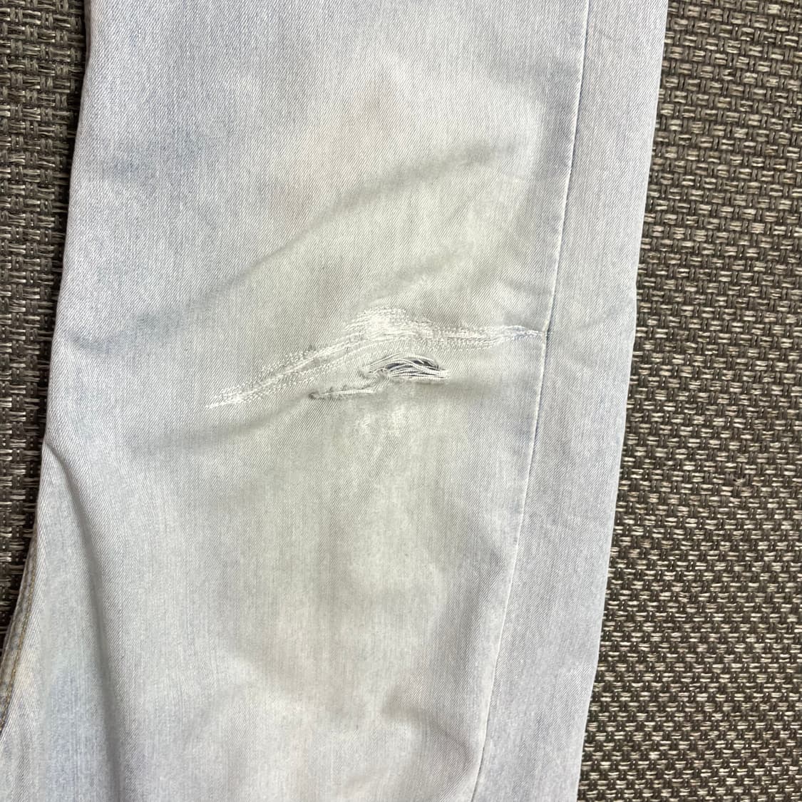 (36) 리바이스 505 36X32 연청 데미지 스판 팬츠 상품이미지4