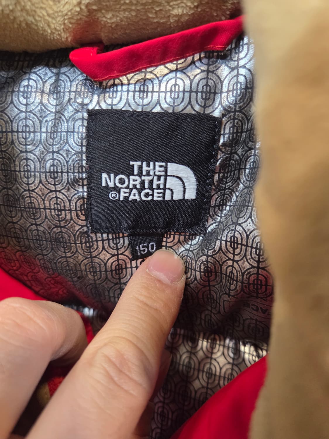 노스페이스 주니어 구스다운 패딩 150 상품이미지3