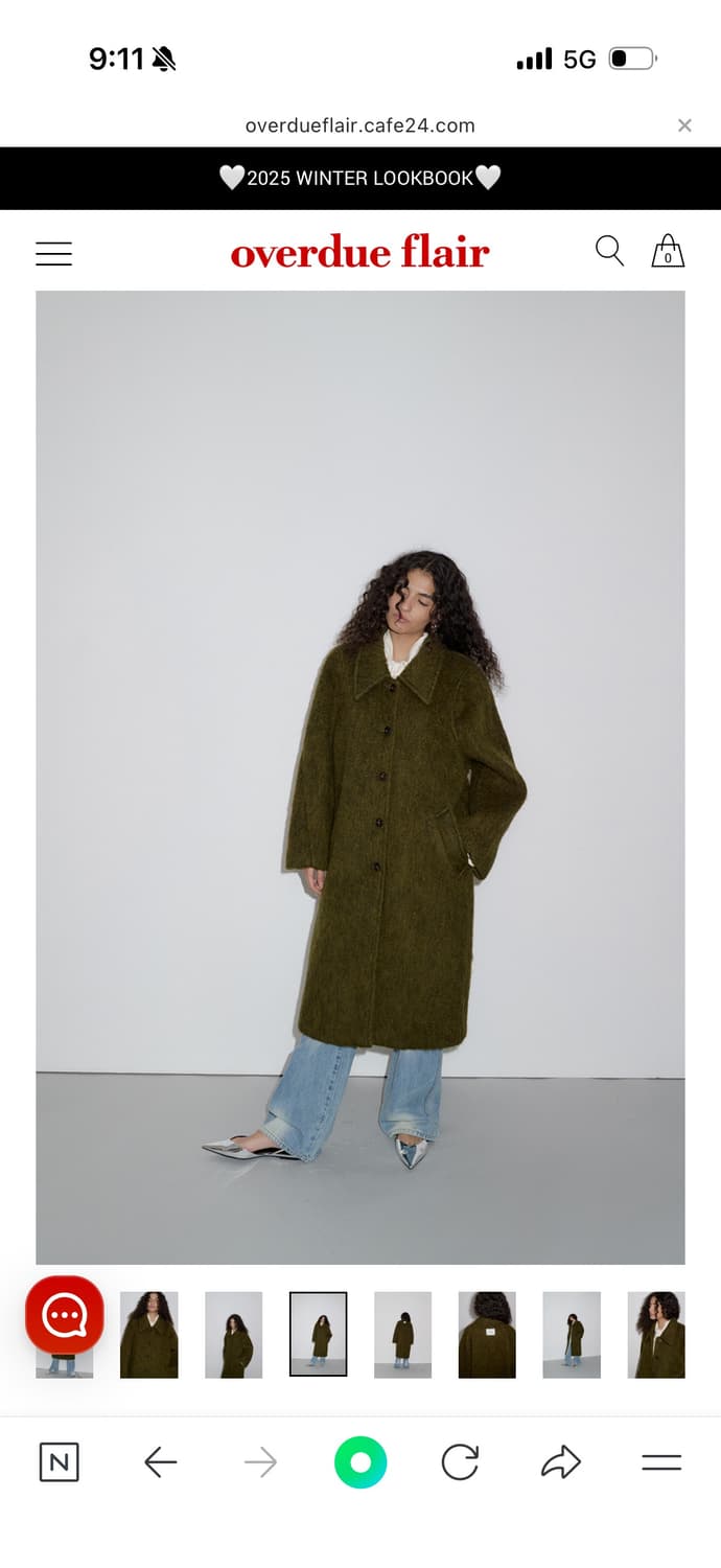 오버듀플레어 overdueflair 헤어리 발마칸 코트 상품이미지3